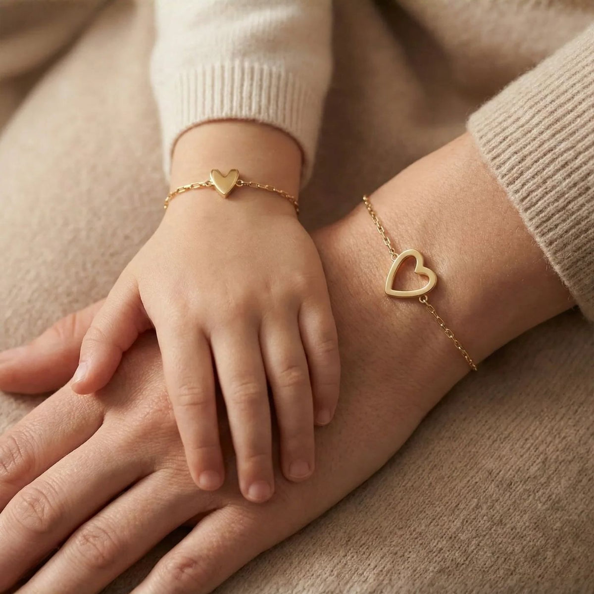 Bracelets Cœur Match maman et fille