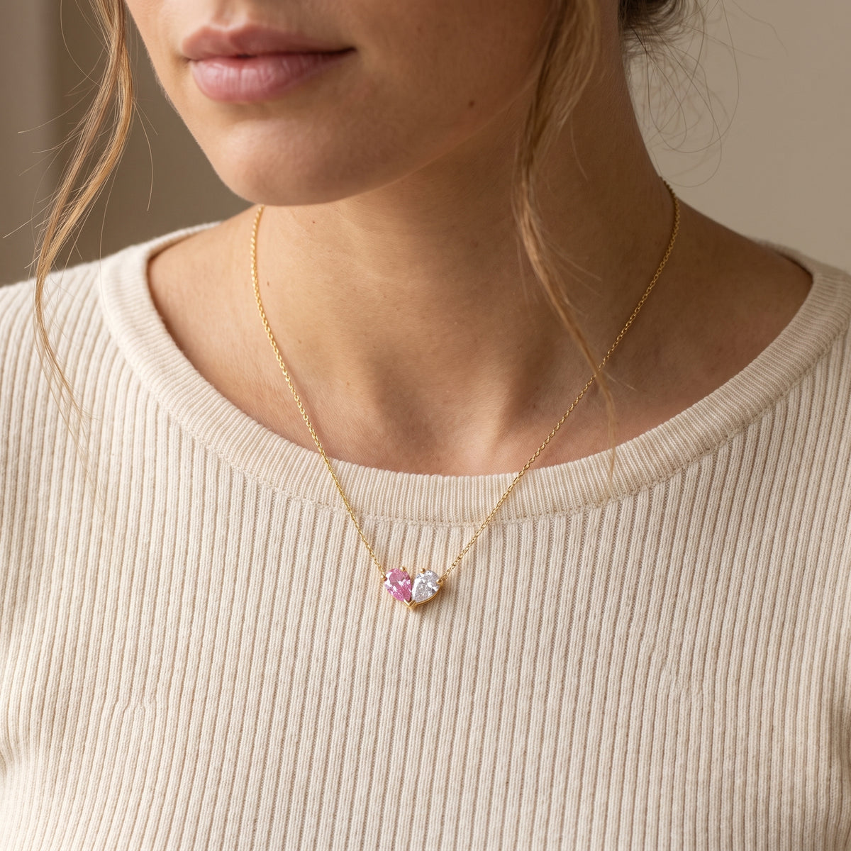 Collier Liora porté au quotidien