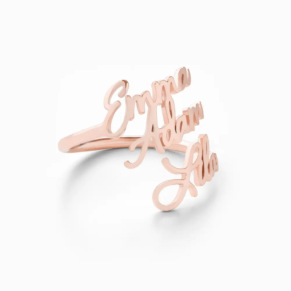 Bague Prénoms Personnalisée