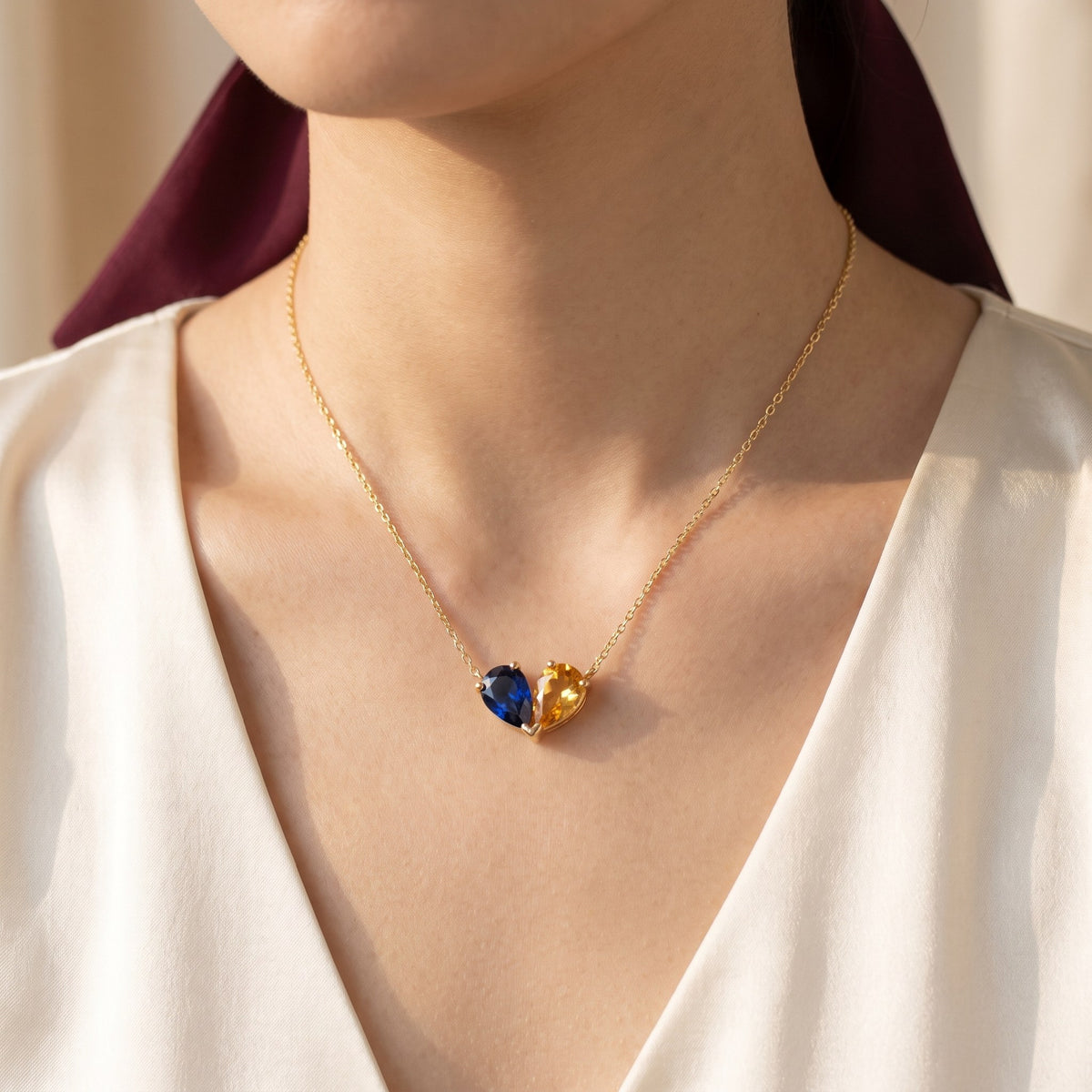 Collier Liora porté