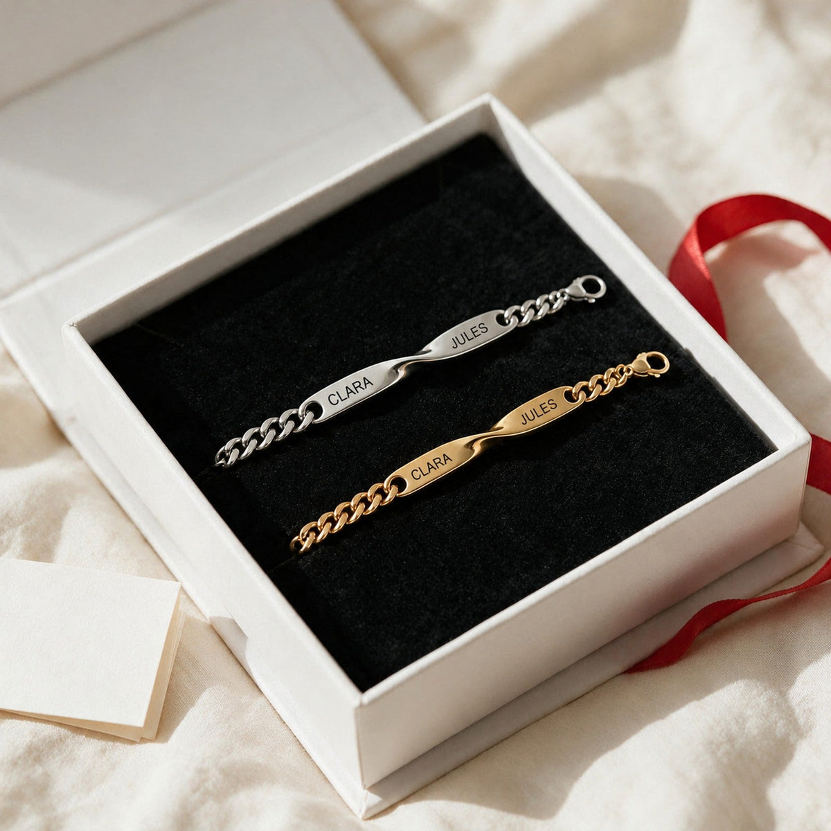 Bracelets « Toi & Moi » – Nos deux prénoms