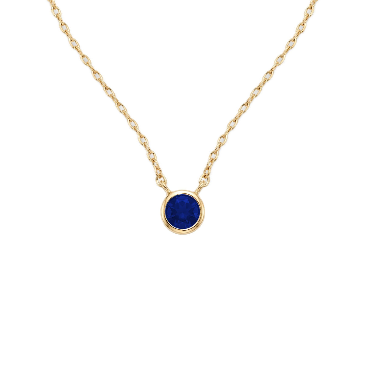 Collier Viora doré 1 pierre